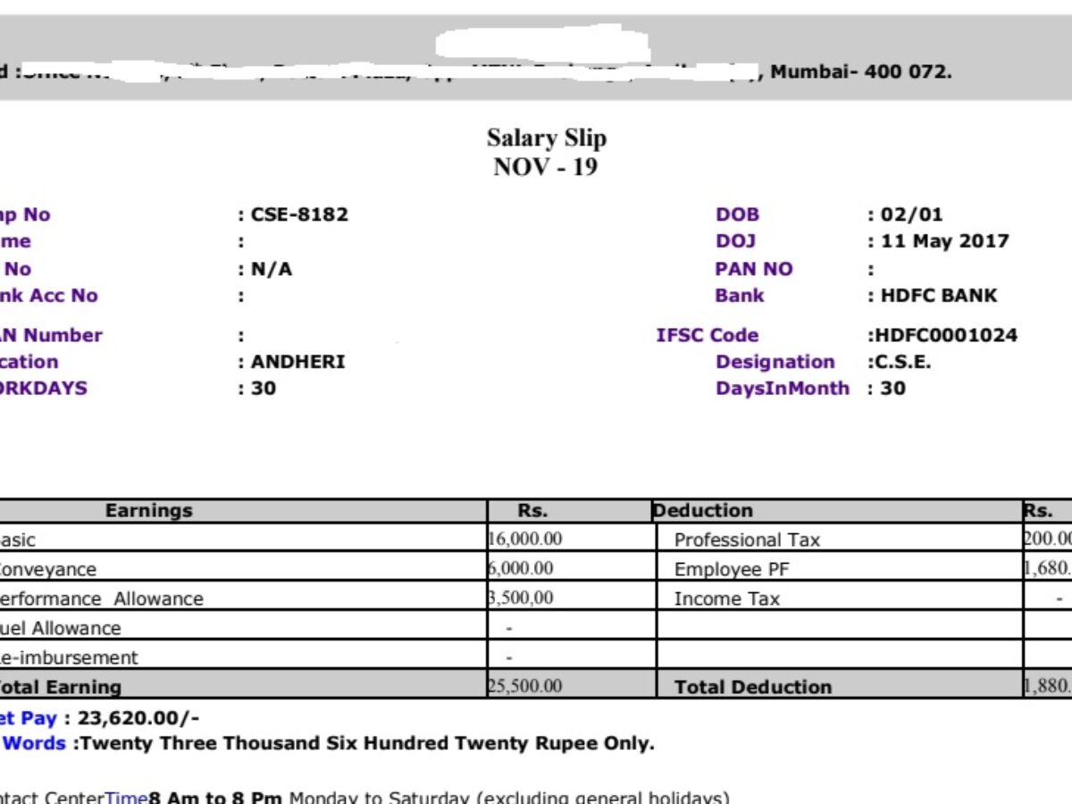 Salary Slip Format In Excel Malaysia : Payslip Template For Payroll