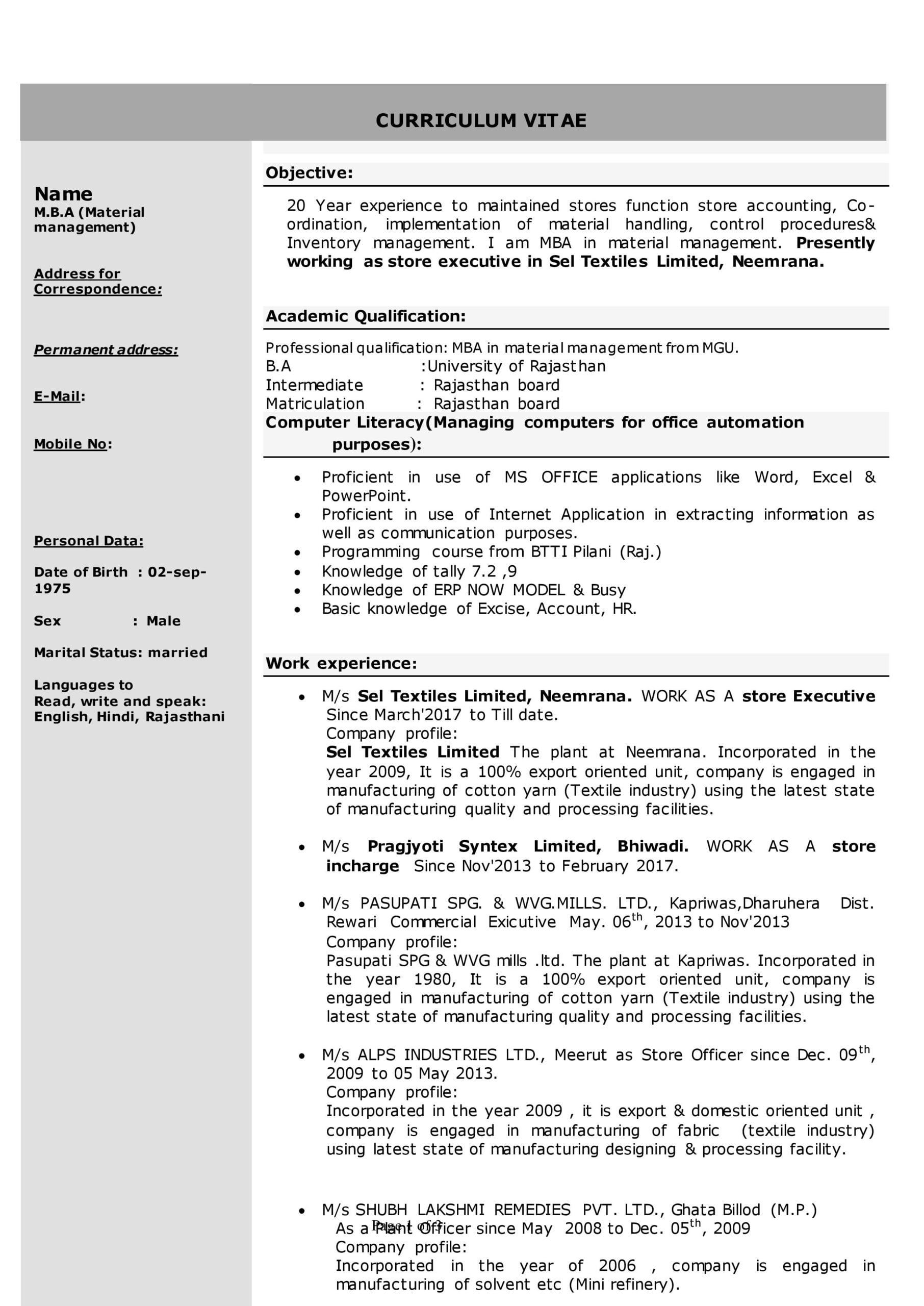 How To Write A Curriculum Vitae? Samples & CV Writing Tips & Templates