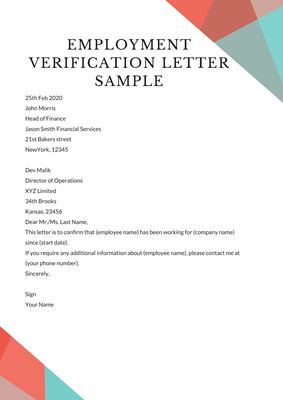 fashion reference letter